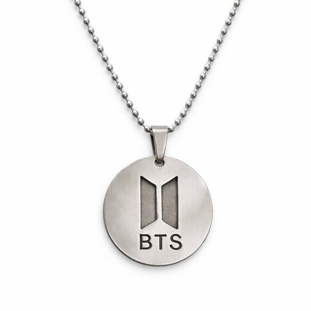 BTS Circle Metallic Pendant Chain