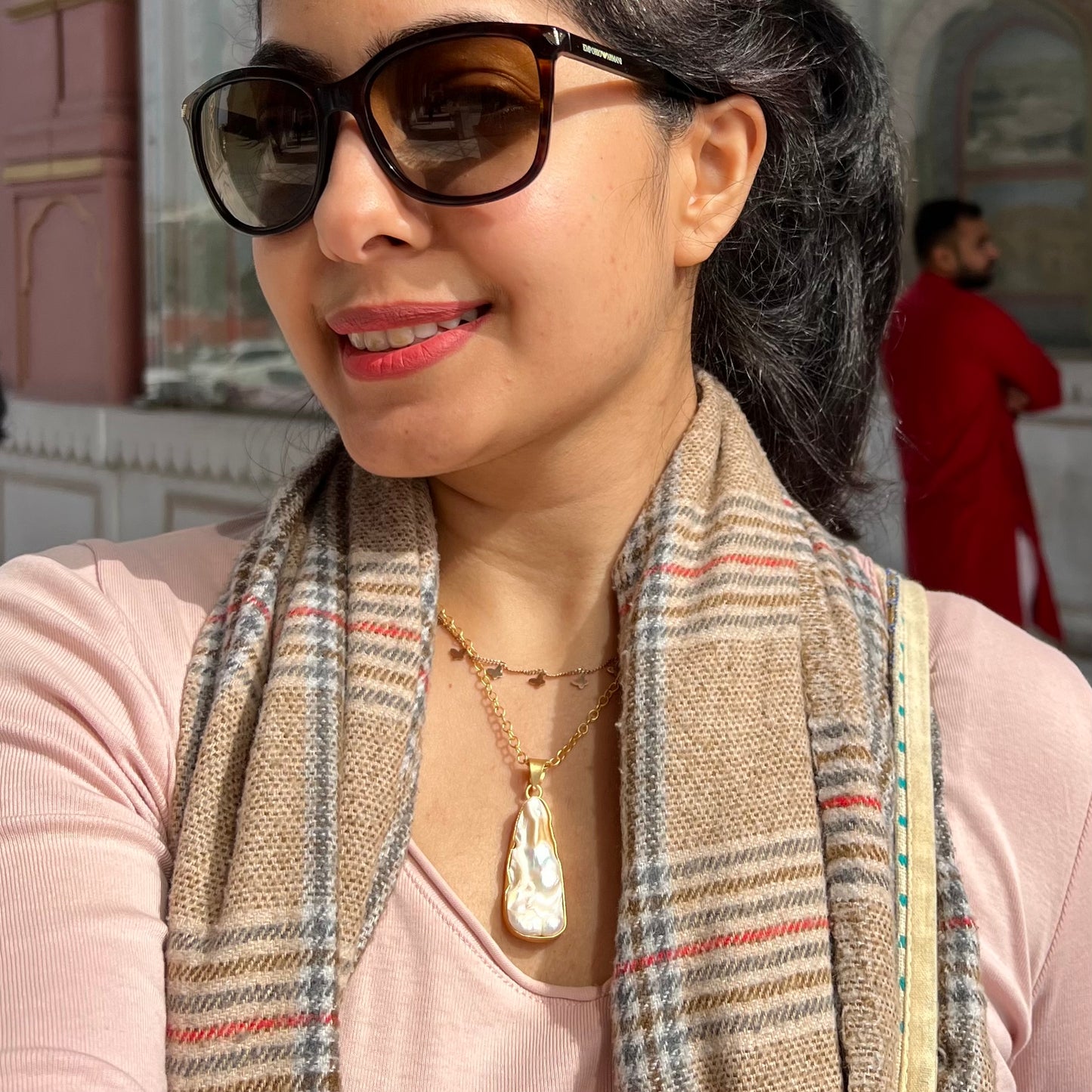 Baroque Pearl Pendant Necklace