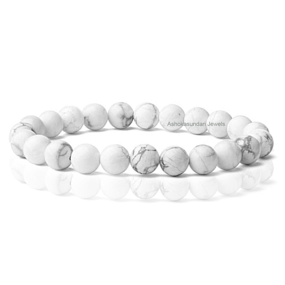 Howlite Crystal Bracelet