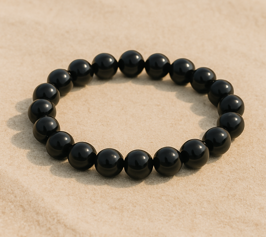 The Karishma Kapoor Black Tourmaline Crystal Bracelet