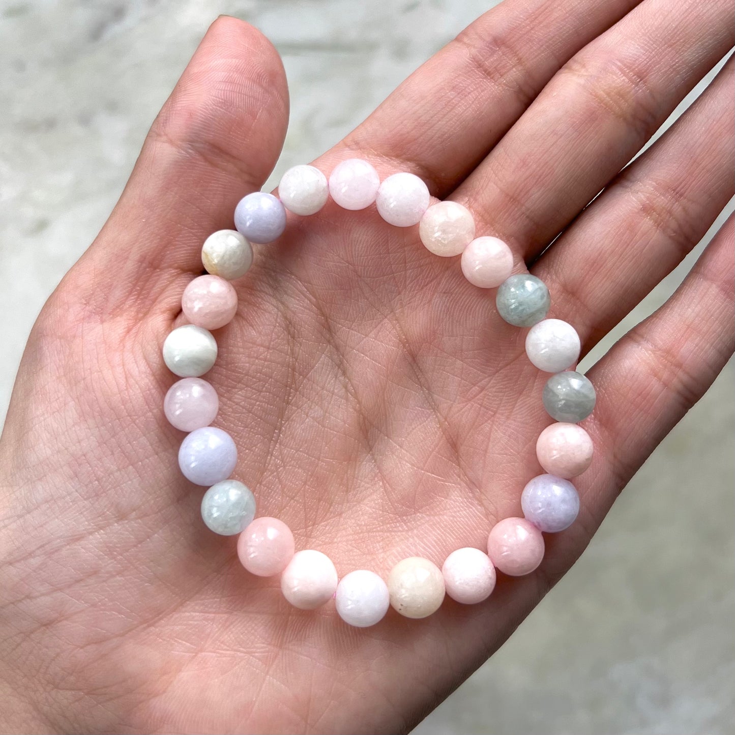 Morganite Crystal Healing Bracelet