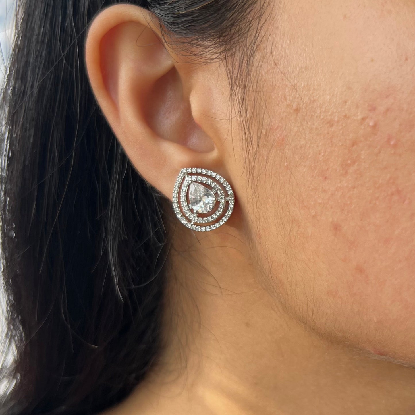 Muse Small Silver Jewellery Earrings for Women