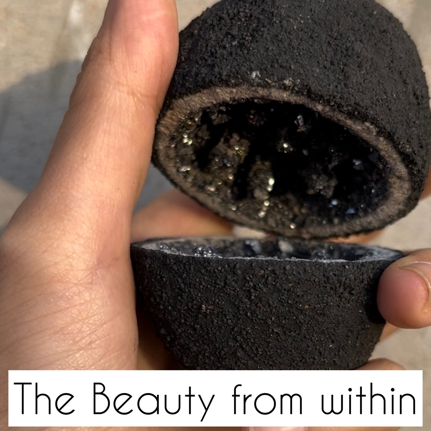 Galena Geode Crystal Raw & Natural Lead Glance Stone