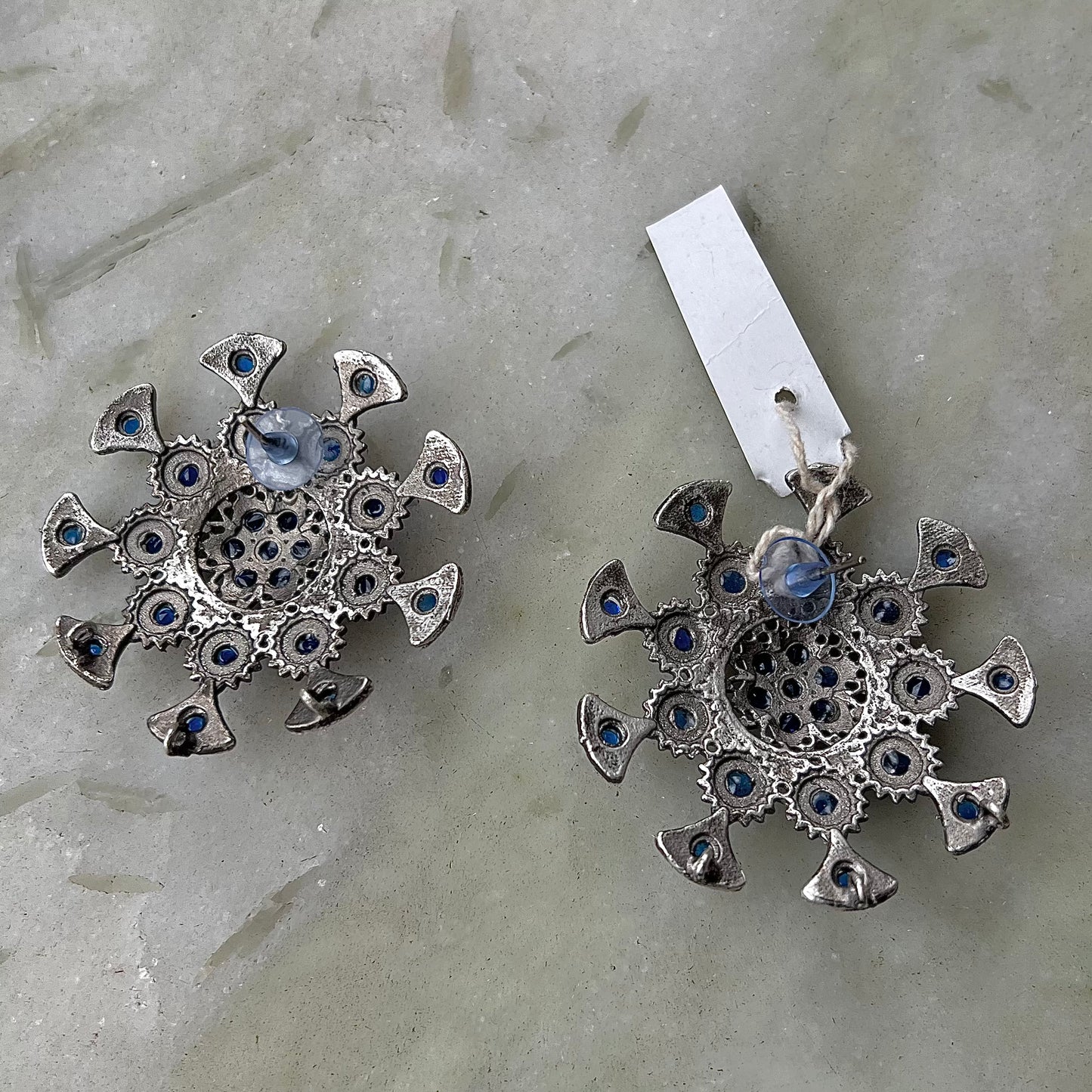 Neela Chakra Oversized Stud Earrings