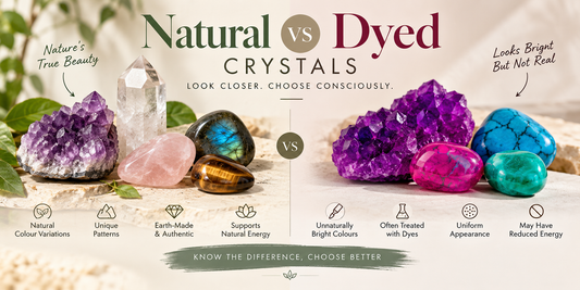 Natural vs Dyed Crystals: What You're Actually Paying For