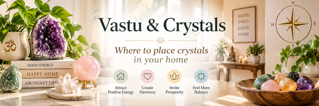 Vastu & Crystals: Where to Place Crystals in Your Home