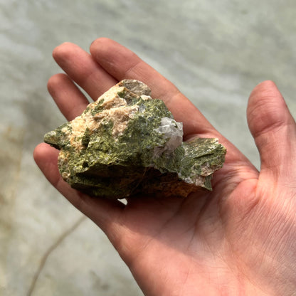 Unakite Green Raw Crystal Natural Rock Stone 250 grams