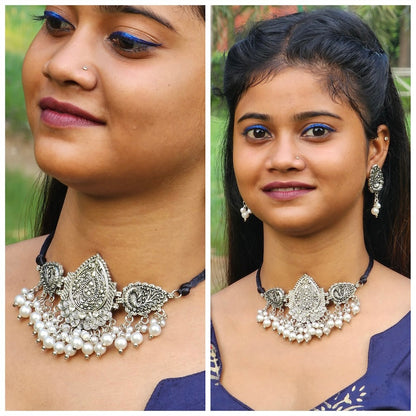 Antique Necklace and Earrings