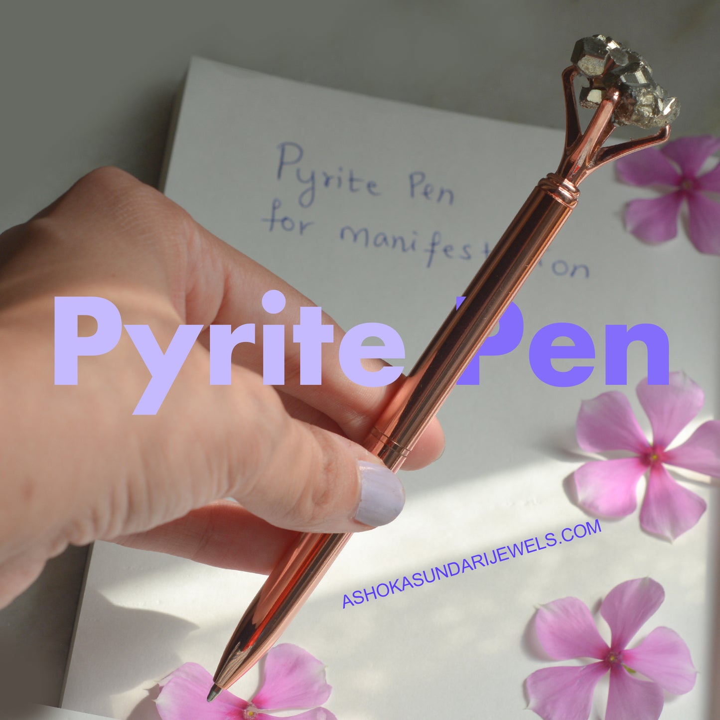 Pyrite Crystal Pen