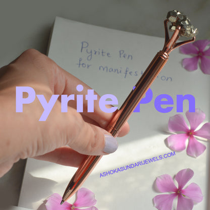 Pyrite Crystal Pen
