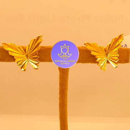 Butterfly Statement Stud Earrings