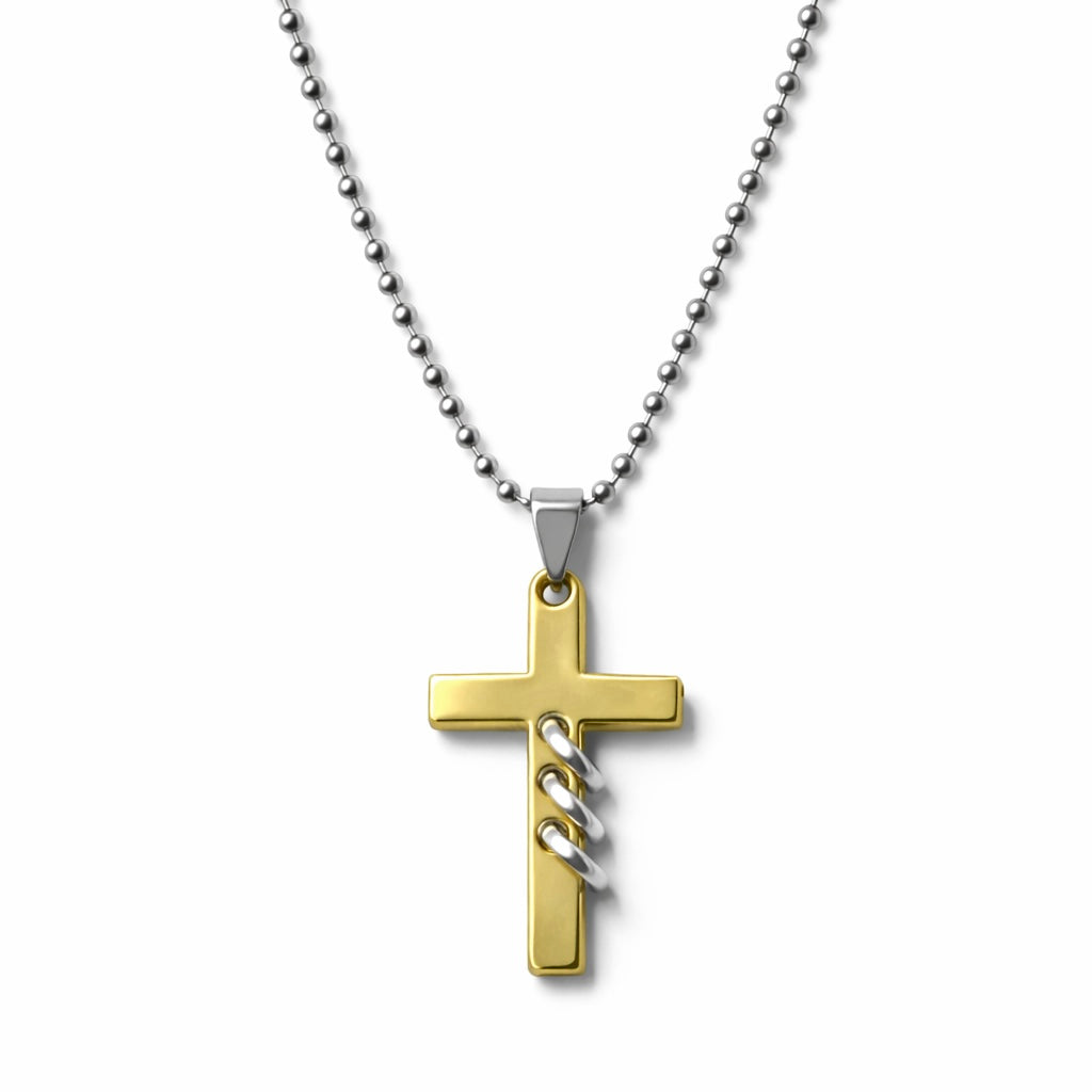 Gold Cross Pendant Chain