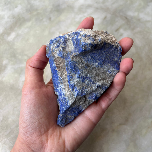 Blue Lapis Lazuli Crystal Natural Rock Stone 300 grams