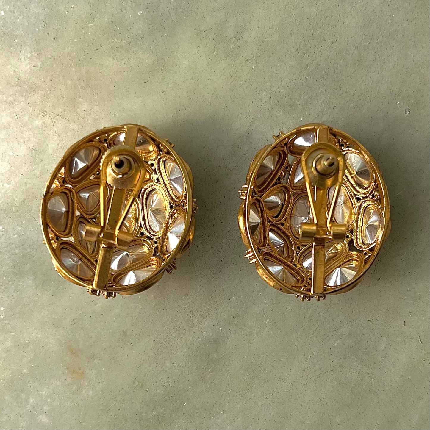 Aishwarya Rai Polki Diamond Zircon AD Stone Earringsk