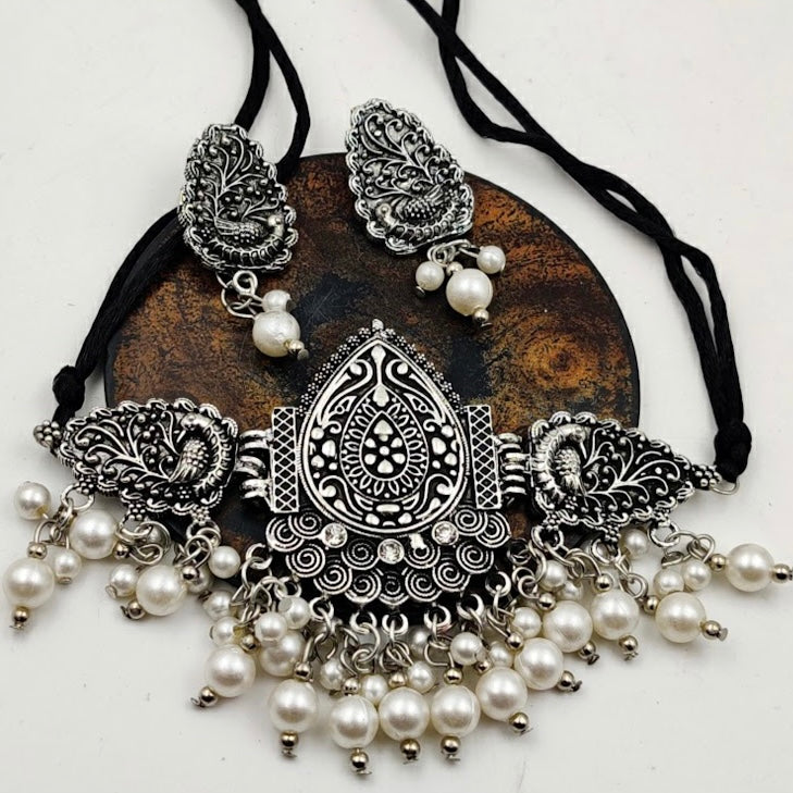 Antique Necklace and Earrings