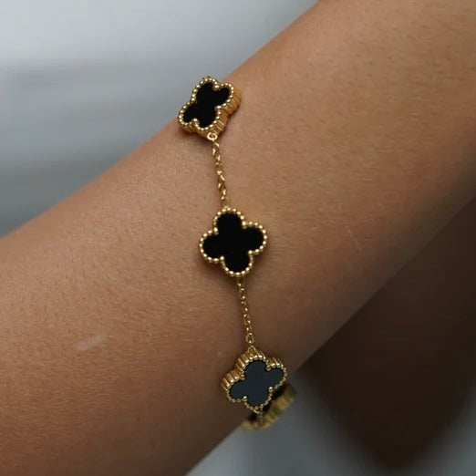 Black Van Cleef Clover Bracelet – Prizzzim
