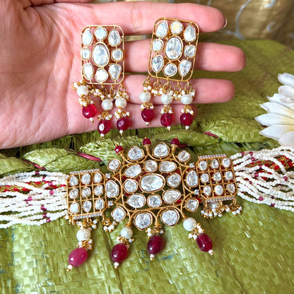 Priyanka Chopra Uncut Kundan Polki Set