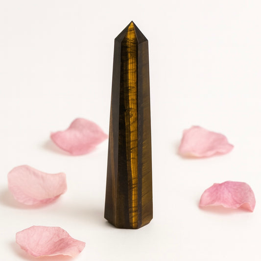 Tiger's Eye Crystal Tower Point