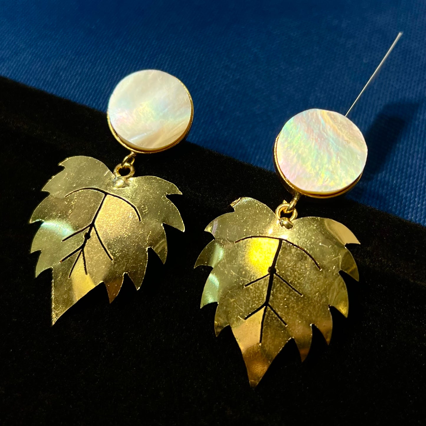 Autumn Hues Gold Earrings