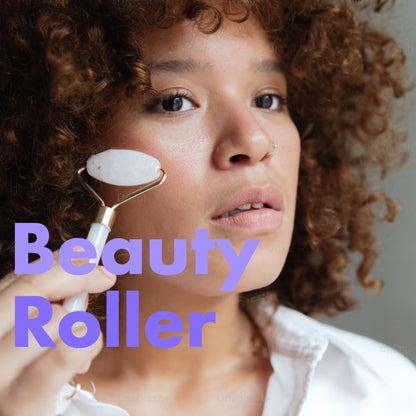 Rose Quartz Crystal Roller for Facial Massage