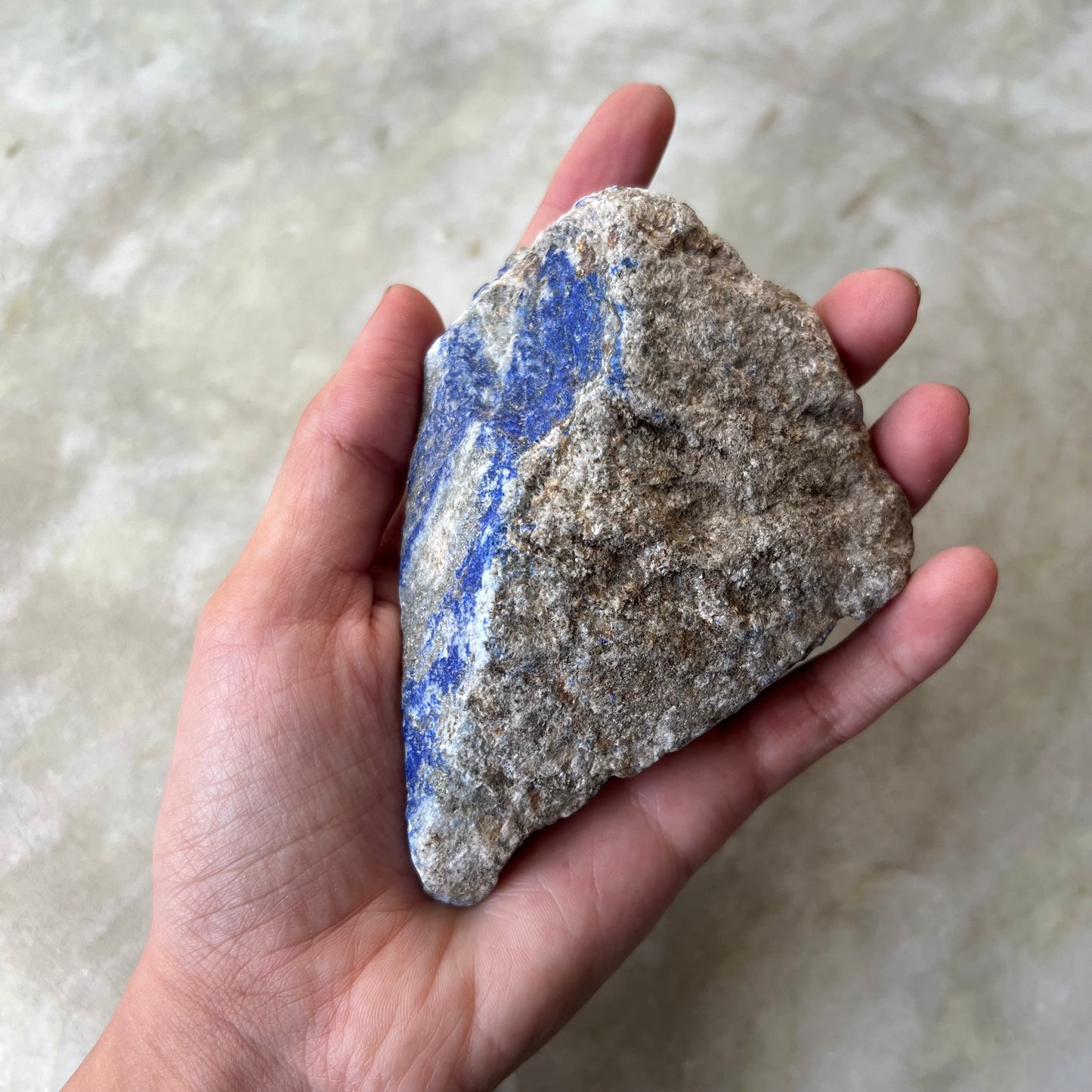 Blue Lapis Lazuli Crystal Natural Rock Stone 300 grams