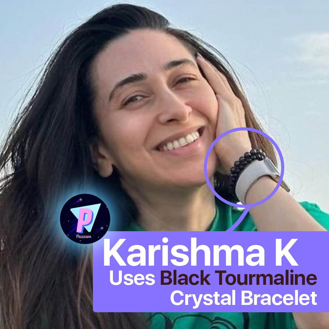 The Karishma Kapoor Black Tourmaline Crystal Bracelet