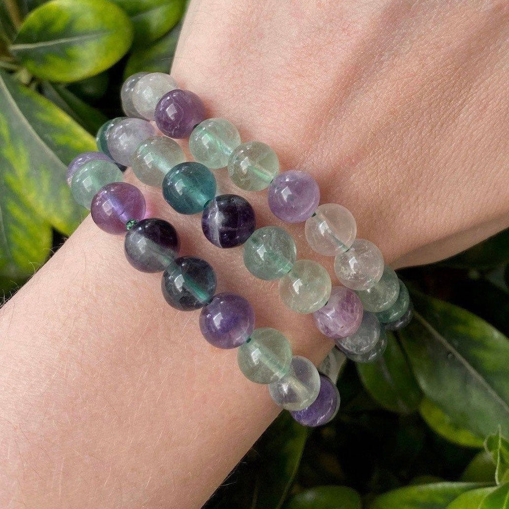 Multi Flourite Crystal Healing Bracelet