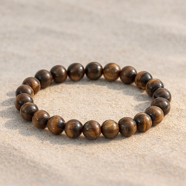 The Saif Ali Khan Tigers Eye Bracelet