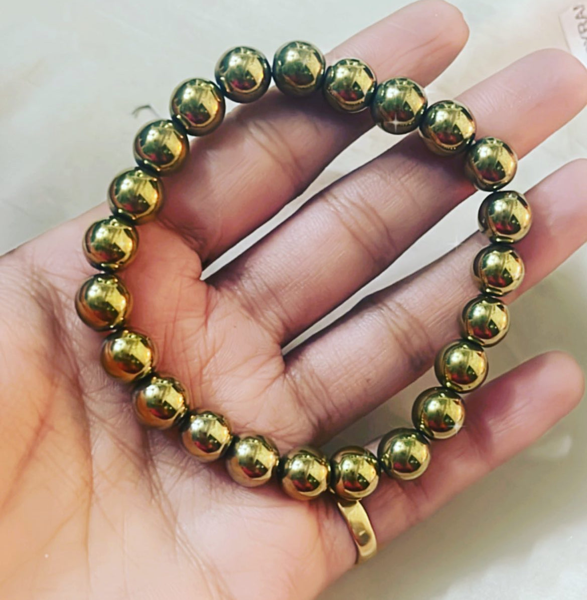 Golden Pyrite Crystal Bracelet