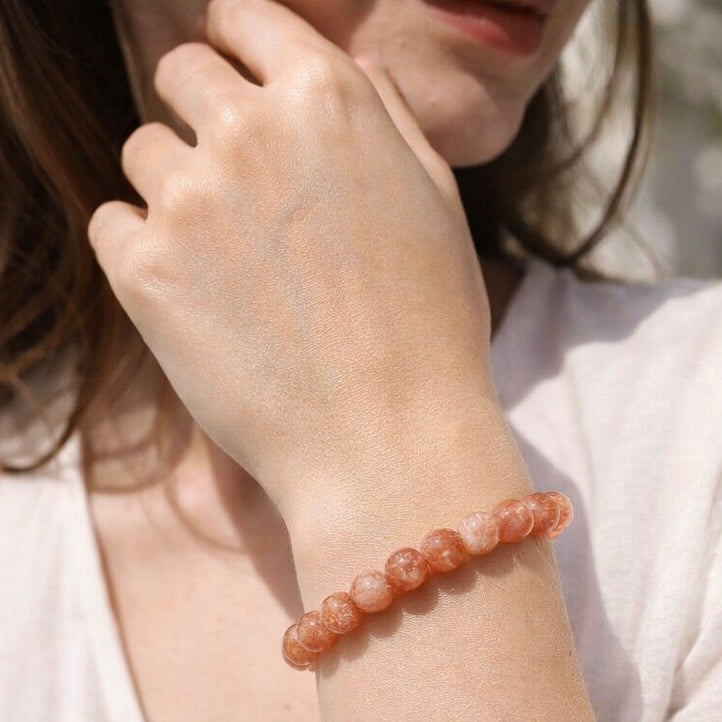 Sunstone Crystal Bracelet
