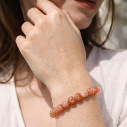 Sunstone Crystal Bracelet