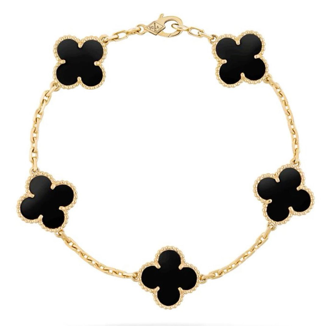 Black Van Cleef Clover Bracelet – Prizzzim