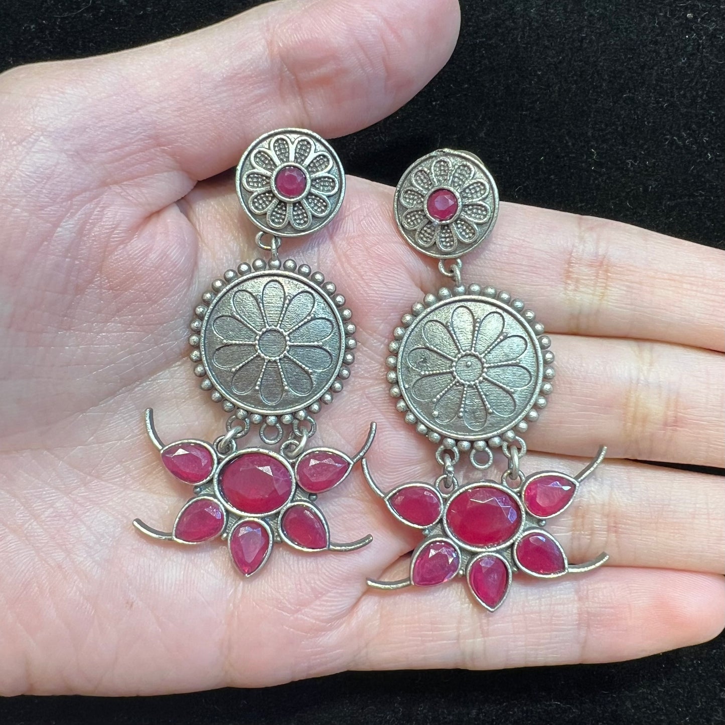 Flower Power Silver Plated Droppings