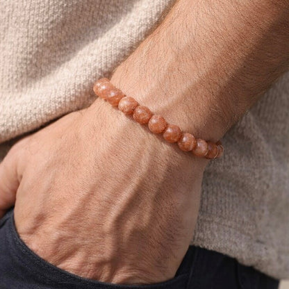 Sunstone Crystal Bracelet