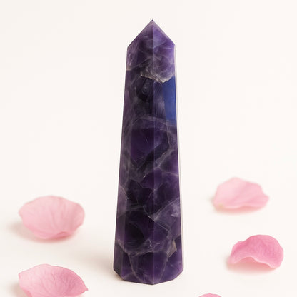 Amethyst Crystal Tower Point