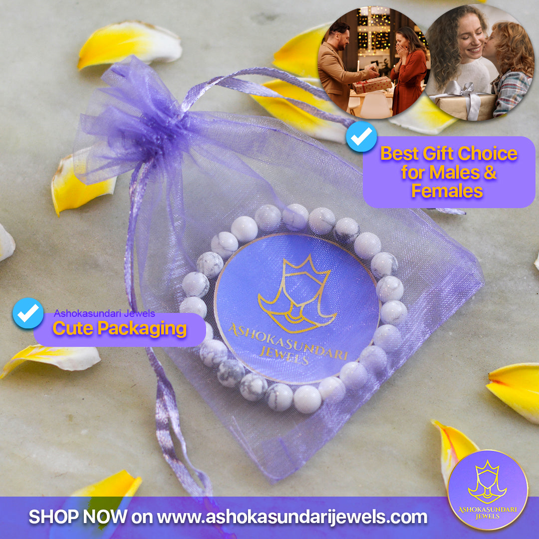 Howlite Crystal Bracelet