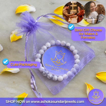 Howlite Crystal Bracelet