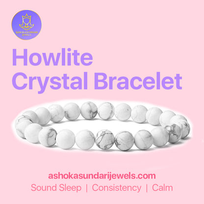 Howlite Crystal Bracelet