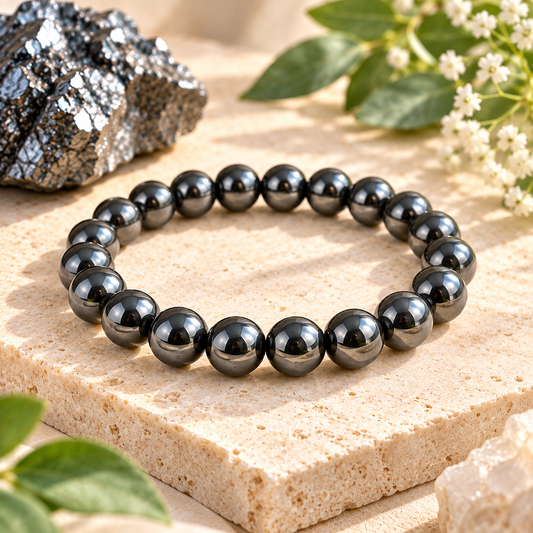 Hematite Crystal Bracelet