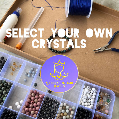 Personalised Crystal Bracelet - 8mm beads