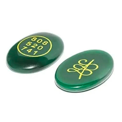 Green Aventurine Jade Crystal Zibu Coin