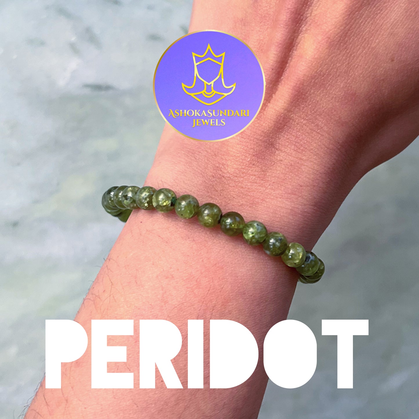 Peridot Crystal Healing Bracelet