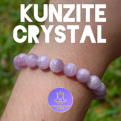 Kunzite Crystal Bracelet