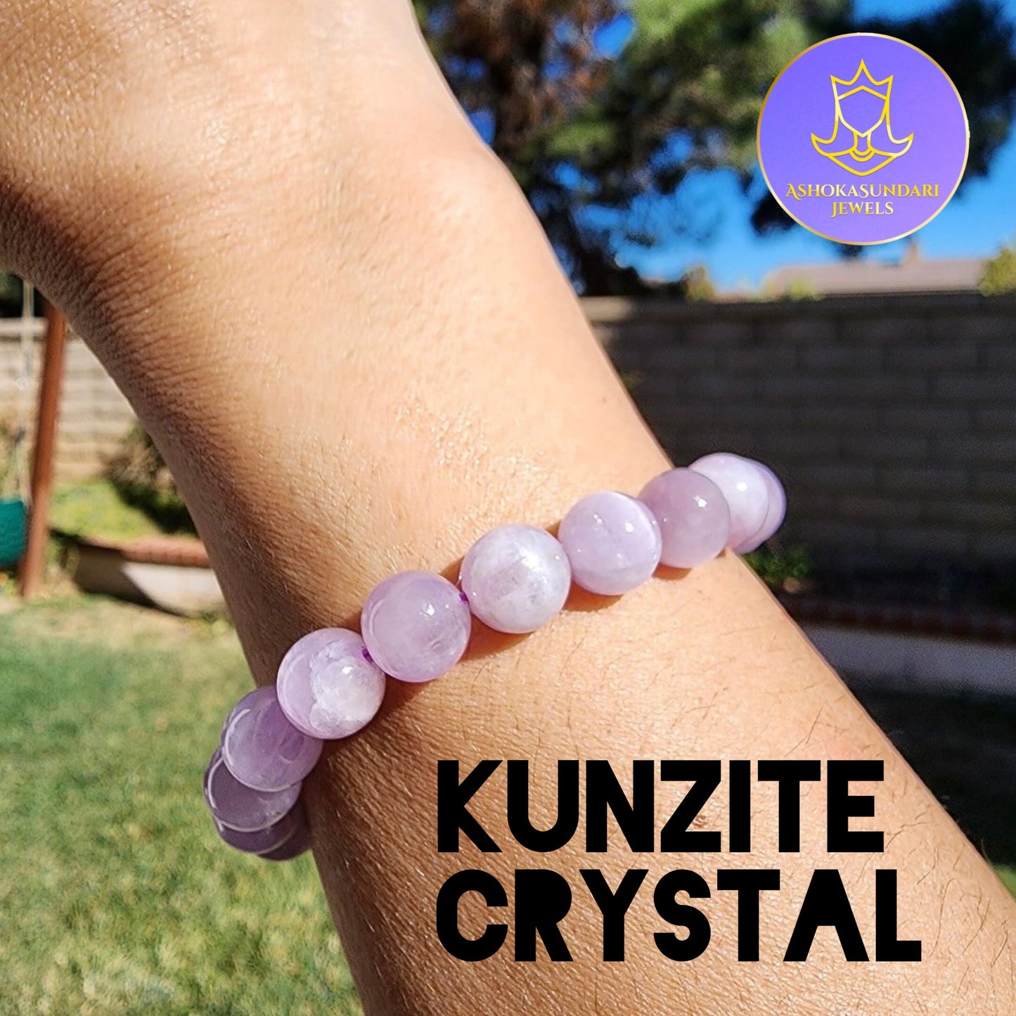 Kunzite Crystal Bracelet