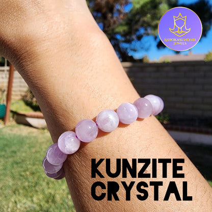 Kunzite Crystal Bracelet