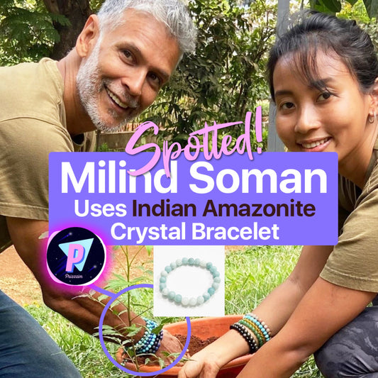 The Milind Soman Amazonite Crystal Bracelet