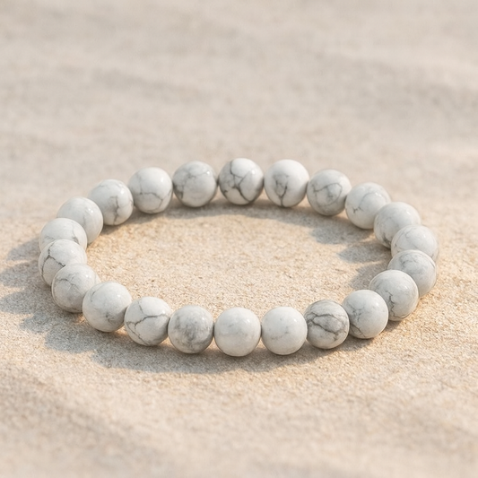 The Kareena Kapoor Howlite Crystal Bracelet