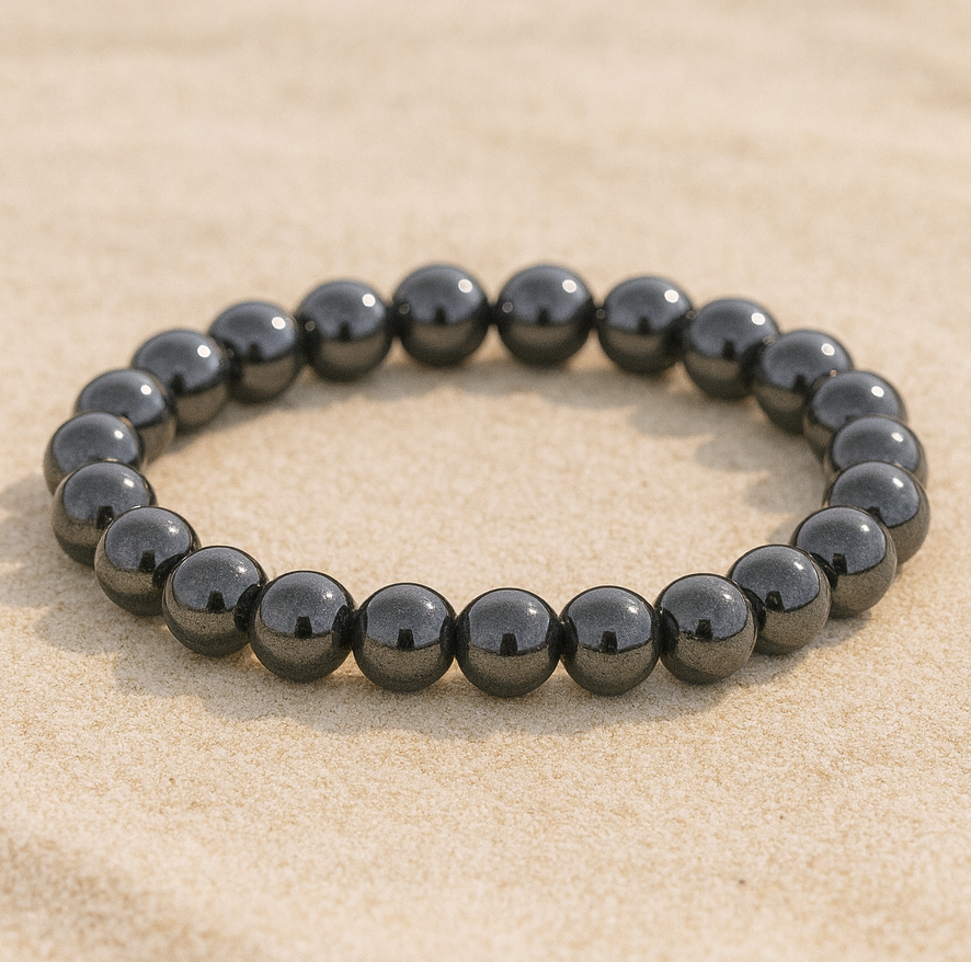 The Preity Zinta Hematite Crystal Bracelet