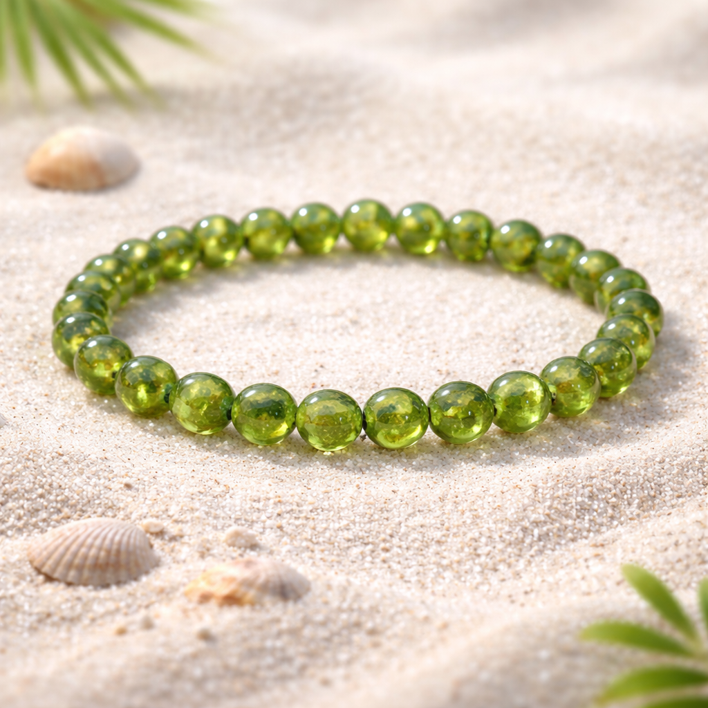 Peridot Crystal Healing Bracelet