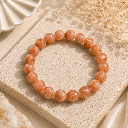 Sunstone Crystal Bracelet